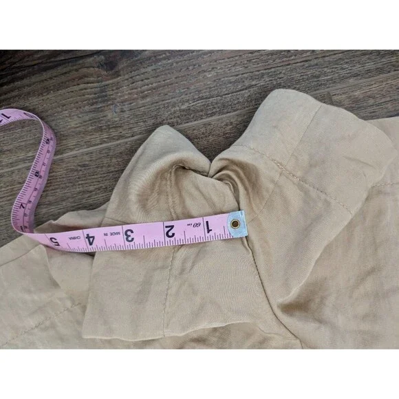 $350 A.L.C. Women's Beige Grayson Belted Shorts Size 8 - Picture 9 of 9